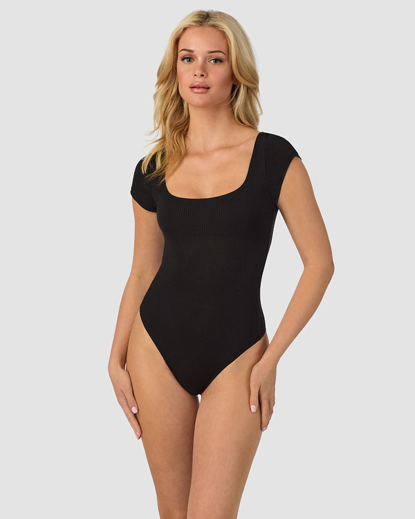 Ongossamer Cabana Cotton Rib Bodysuit