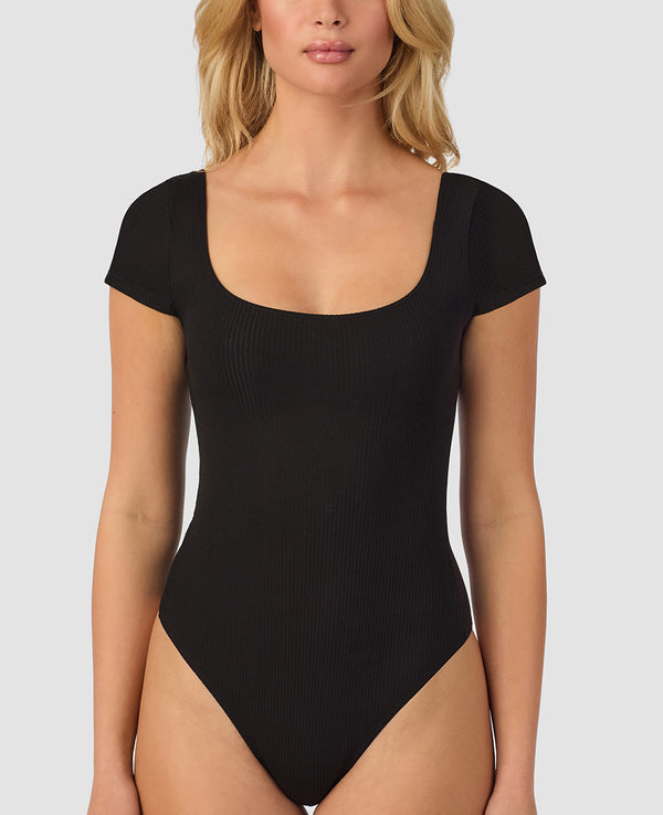 Ongossamer Cabana Cotton Rib Bodysuit