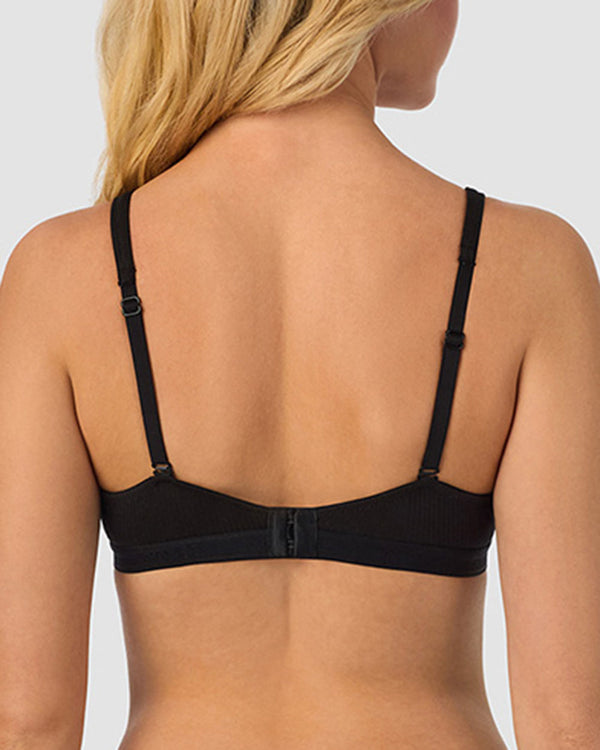 Ongossamer Cabana Cotton Rib Plunge Bralette
