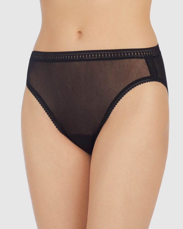 ongossamer Gossamer Mesh Hi Cut Brief Underwear