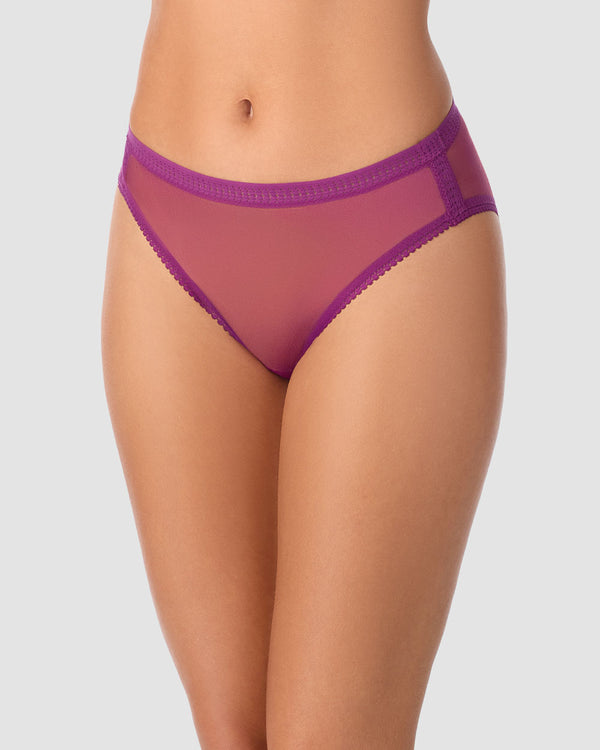 ongossamer Gossamer Mesh Hi Cut Brief Underwear