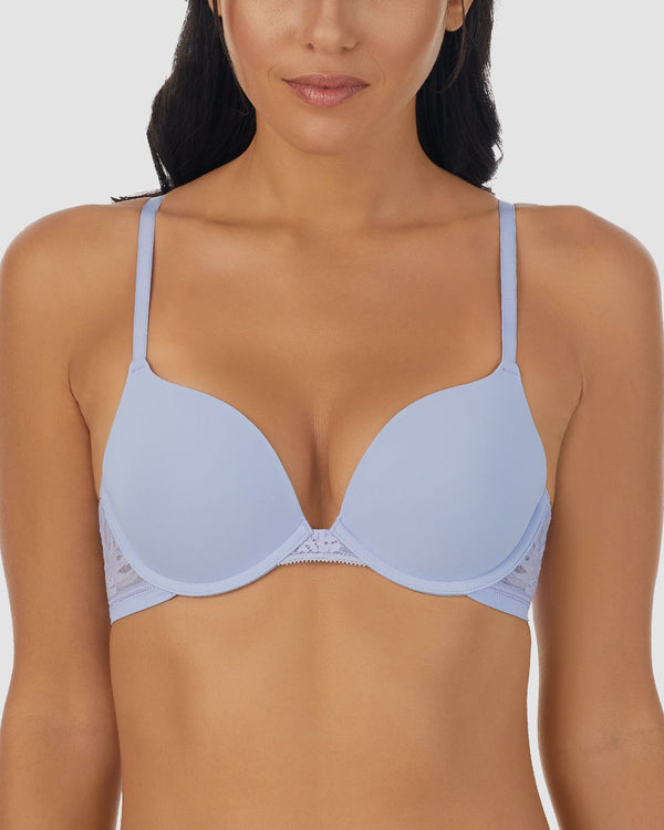 Ongossamer Sleek Micro Push Up Bra With Lace