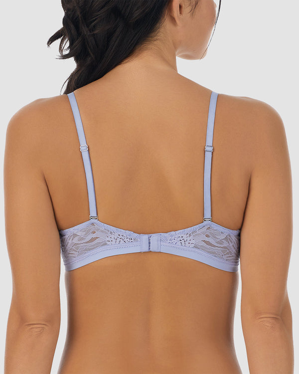 Ongossamer Sleek Micro Push Up Bra With Lace