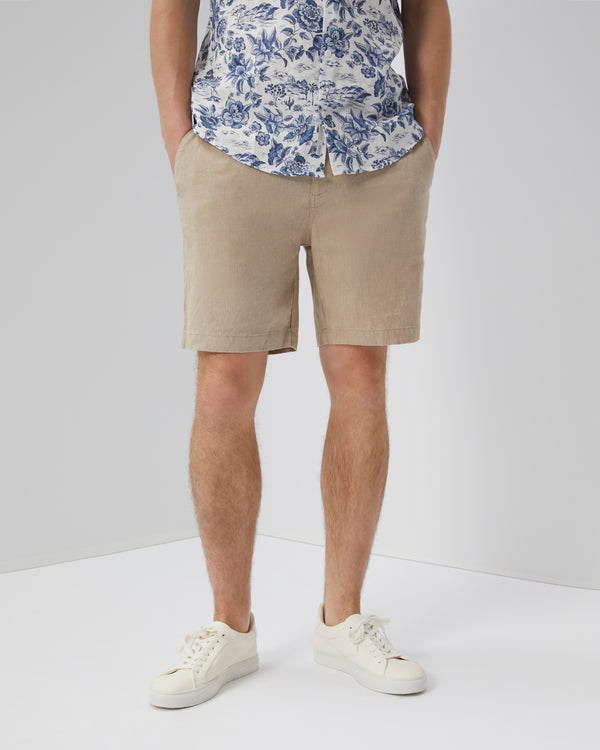 Onia 4-way Stretch Hybrid Walk Short 7" Sand