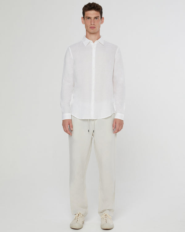 Onia Air Linen Pull-on Pant Stone
