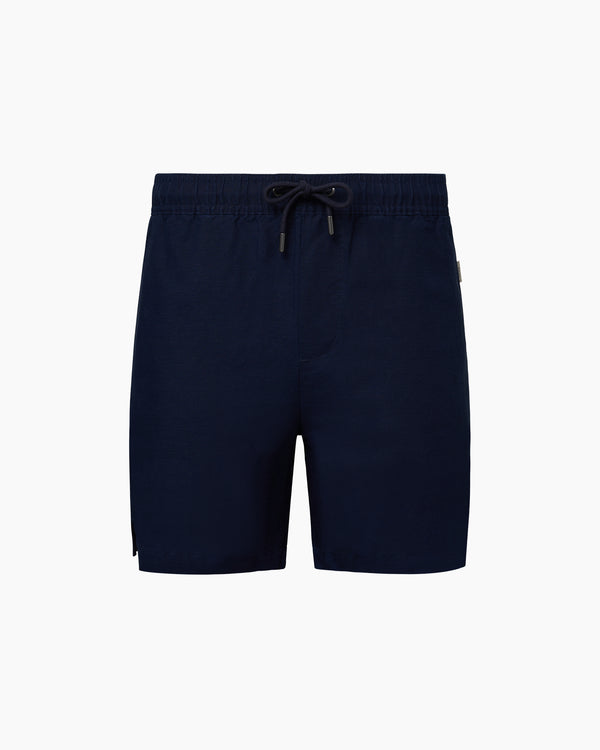onia Air Linen Pull-on Short 6" Deep Navy