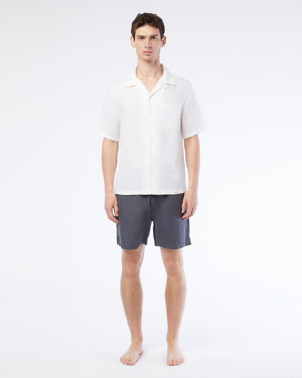 Onia Air Linen Pull-on Short 6" Gunmetal