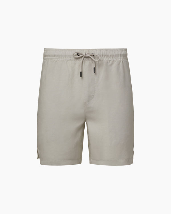 onia Air Linen Pull-on Short 6" Stone
