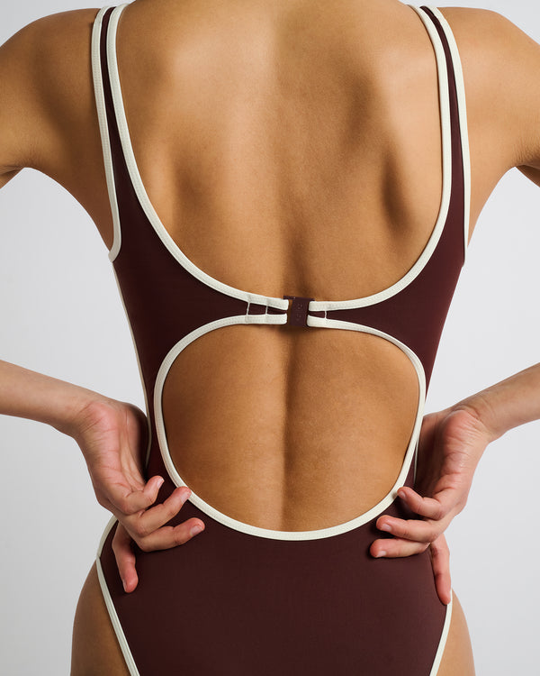 Onia Arya One Piece Rum/Egret