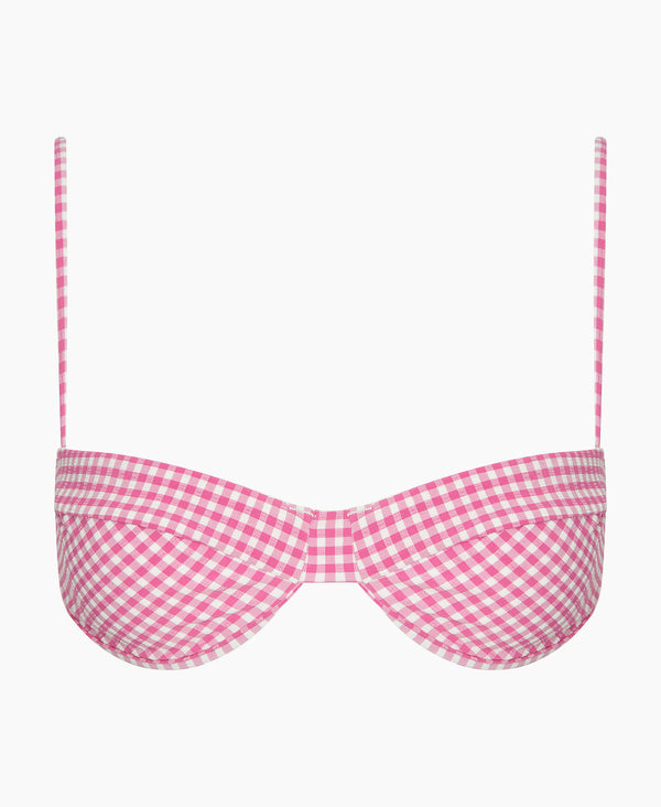 Onia Brigitte Bikini Top Gin Fizz/White