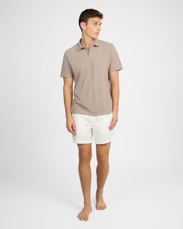 Onia Calder 6E Swim Trunk White