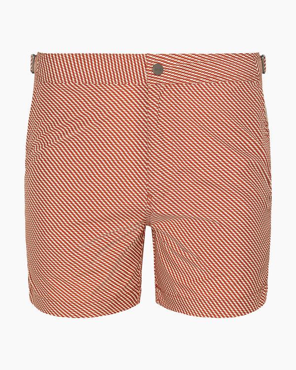 onia Calder Buckle 5" Swim Trunk Picante