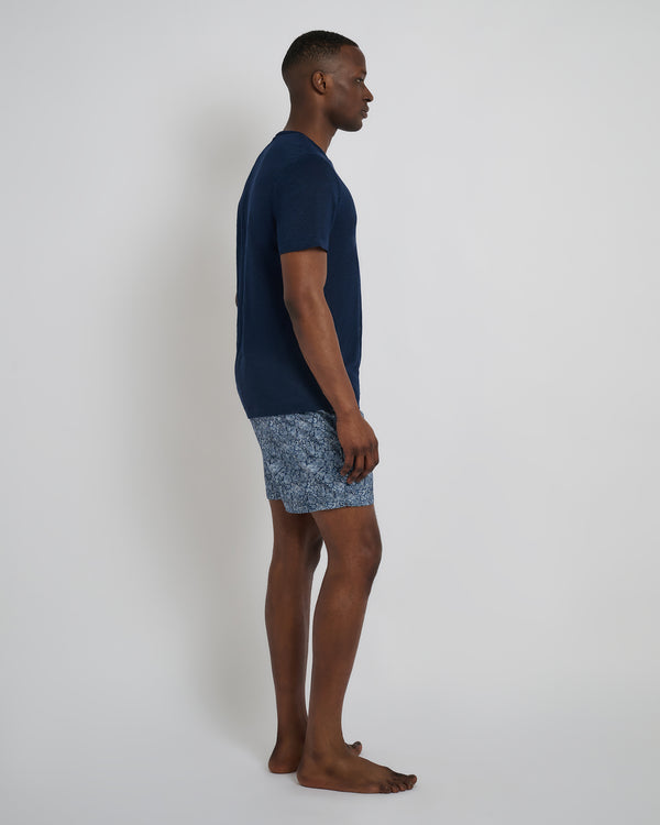 Onia Chad Linen Tee Deep Navy