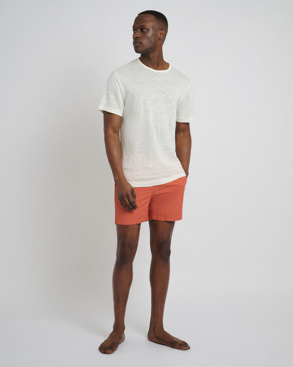 Onia Chad Linen Tee White