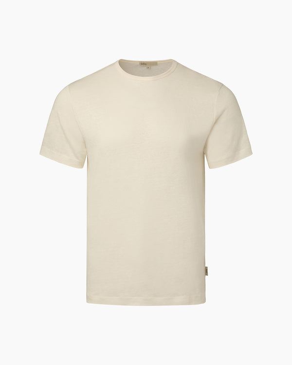 onia Chad Linen Tee White