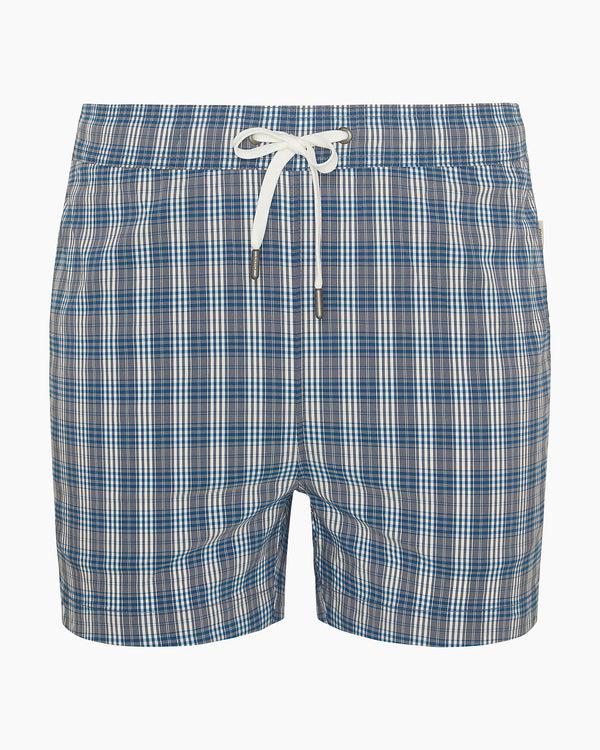 onia Charles 4" Swim Trunk Blue/White