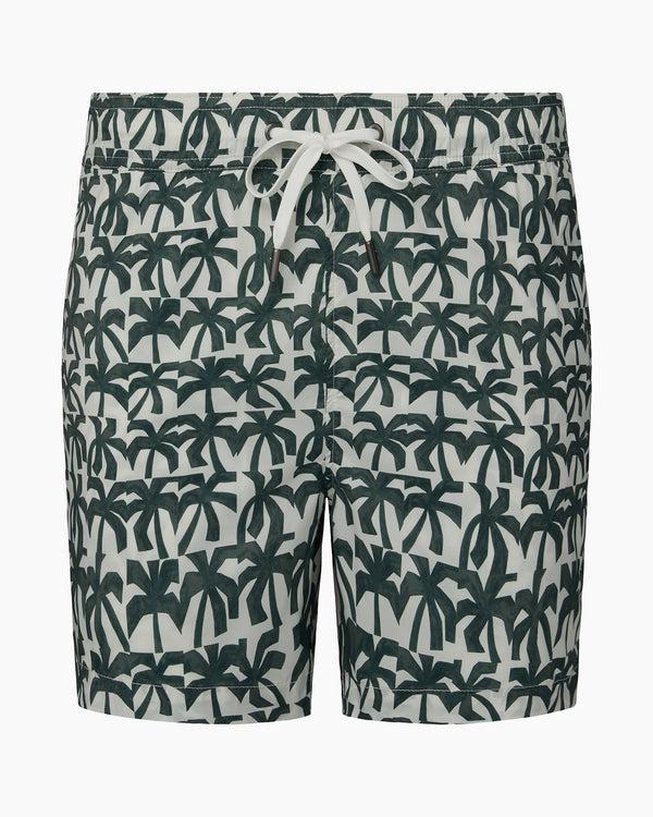 onia Charles 4" Swim Trunk Off White/Dark Olive