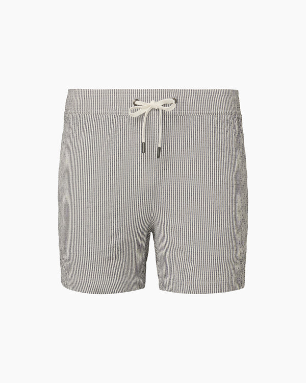 onia Charles 5" Swim Trunk Deep Navy/White