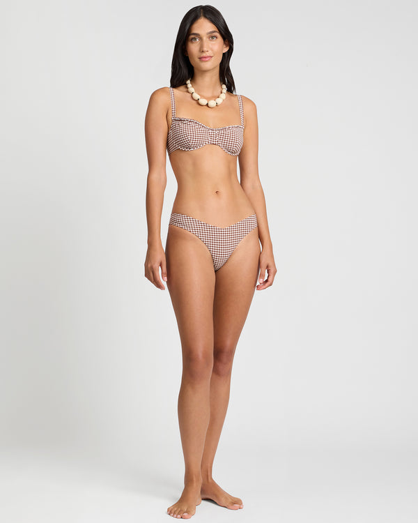 Onia Chiara Bikini Bottom Cappuccino/Egret