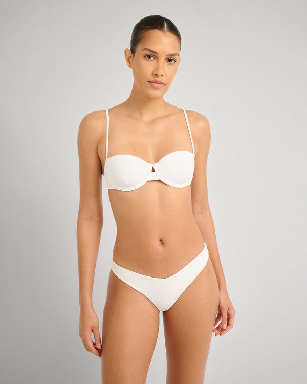 onia Dalia Bikini Top White