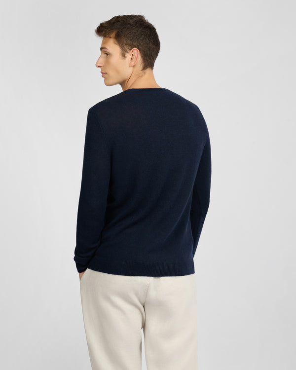 Onia Featherweight Cashmere Sweater Midnight