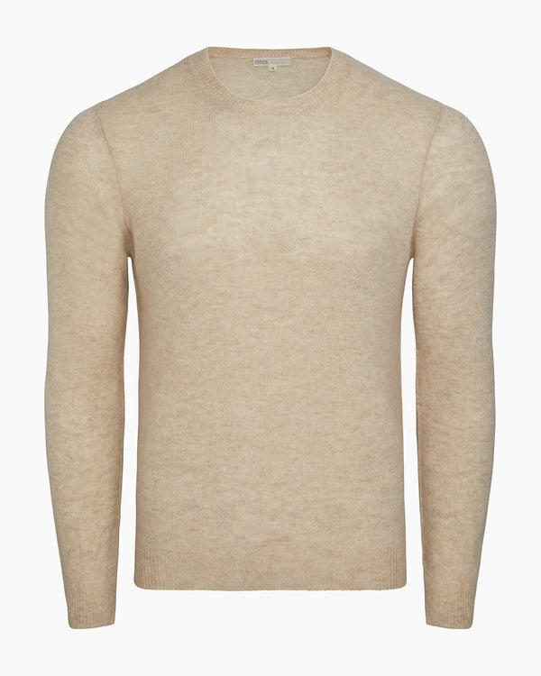 onia Featherweight Cashmere Sweater Stone