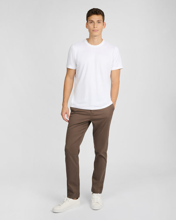 Onia Flat Front Stretch Chino Pant Chestnut