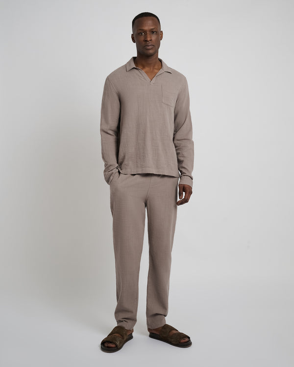 Onia Gauze Pull On Pant Cinder