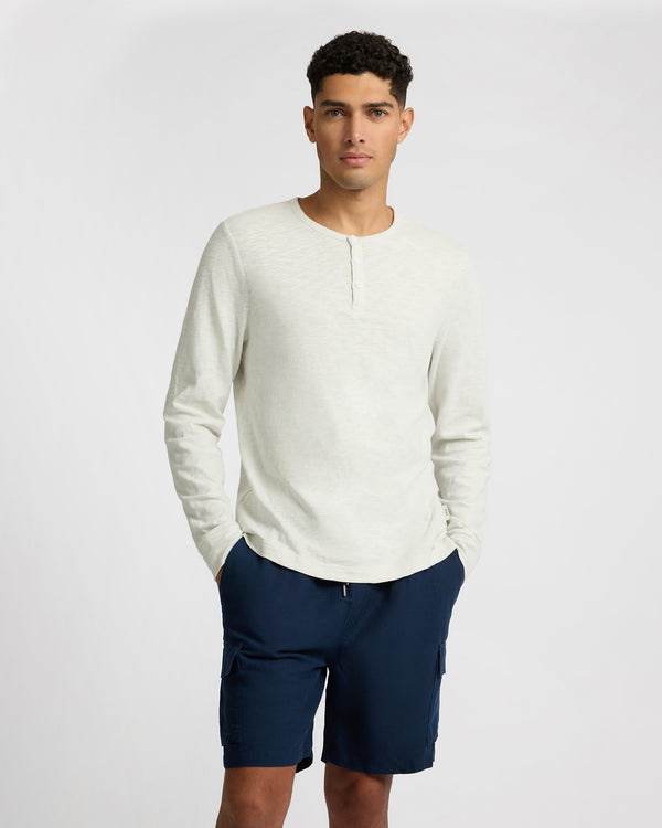 Onia Heavyweight Slub Henley Bone