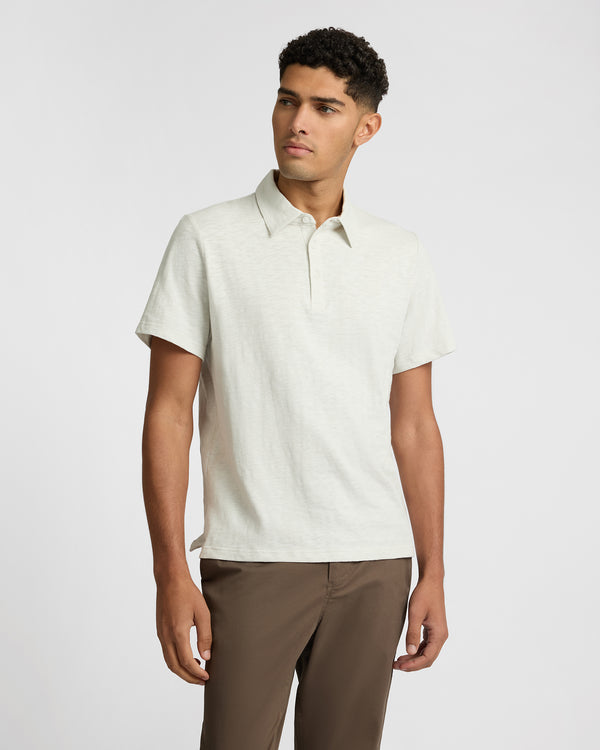 Onia Heavyweight Slub Polo Bone