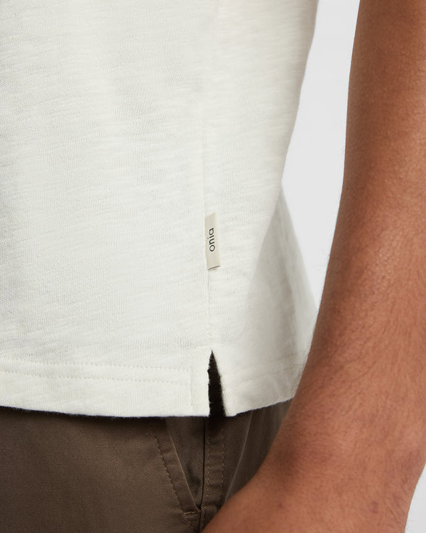 Onia Heavyweight Slub Polo Bone