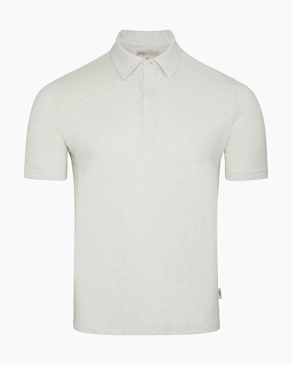 onia Heavyweight Slub Polo Bone