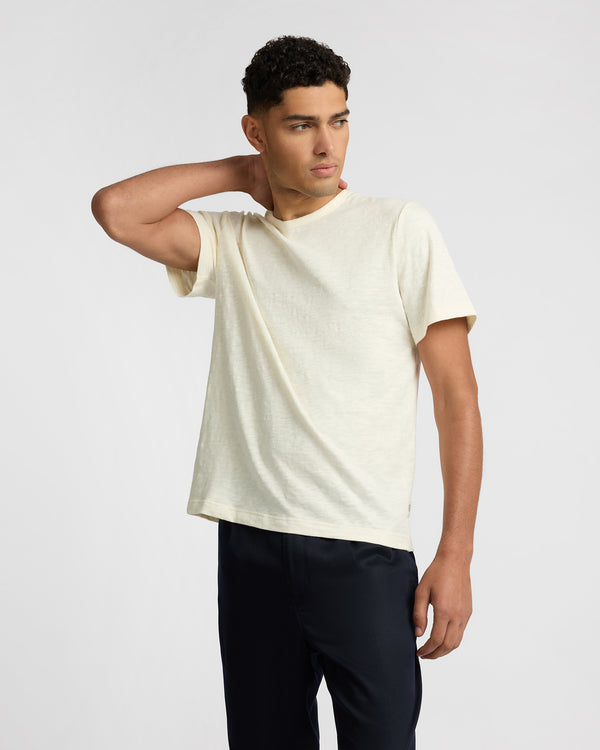Onia Heavyweight Slub Tee Ecru