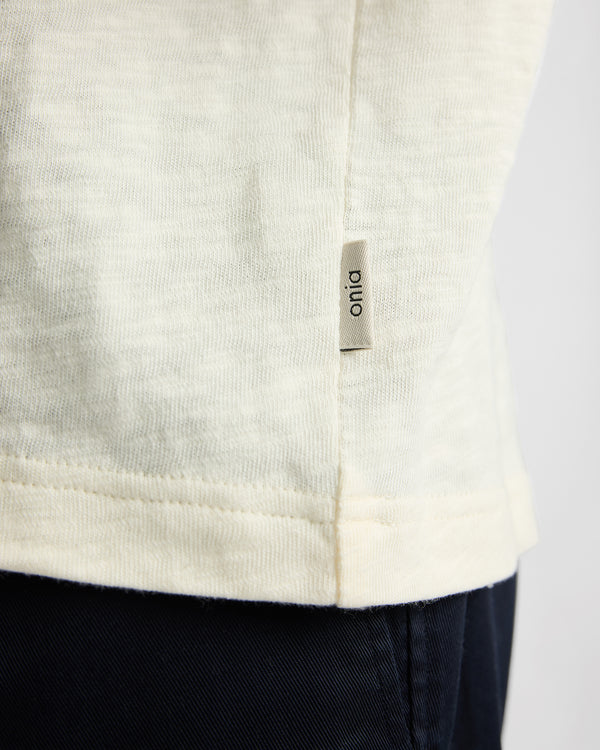 Onia Heavyweight Slub Tee Ecru