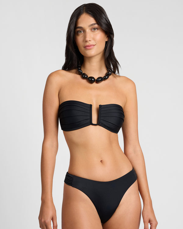 onia Isla Bikini Top Black