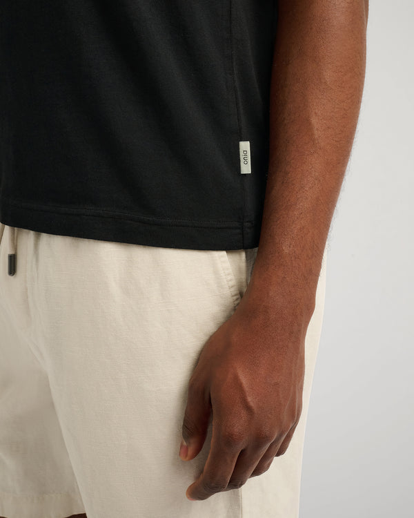 Onia Joey Crewneck Tee Black