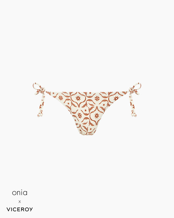 Onia Kate Bikini Bottom Cream Deep Gold
