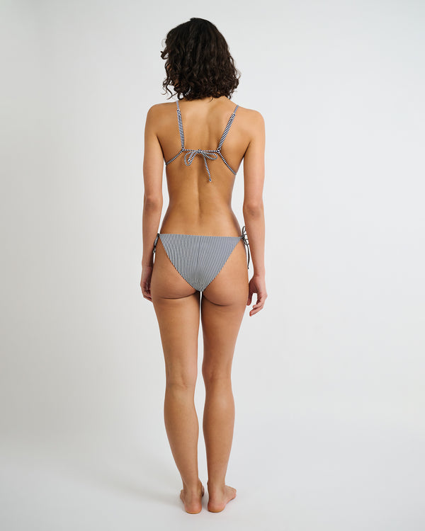 Onia Kate Bikini Bottom Deep Navy/White