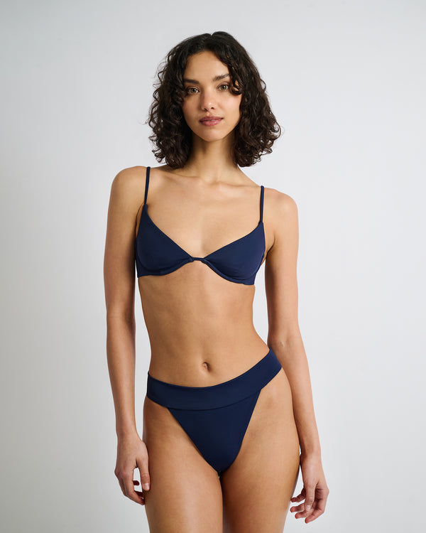 onia Liana Bikini Top Deep Navy