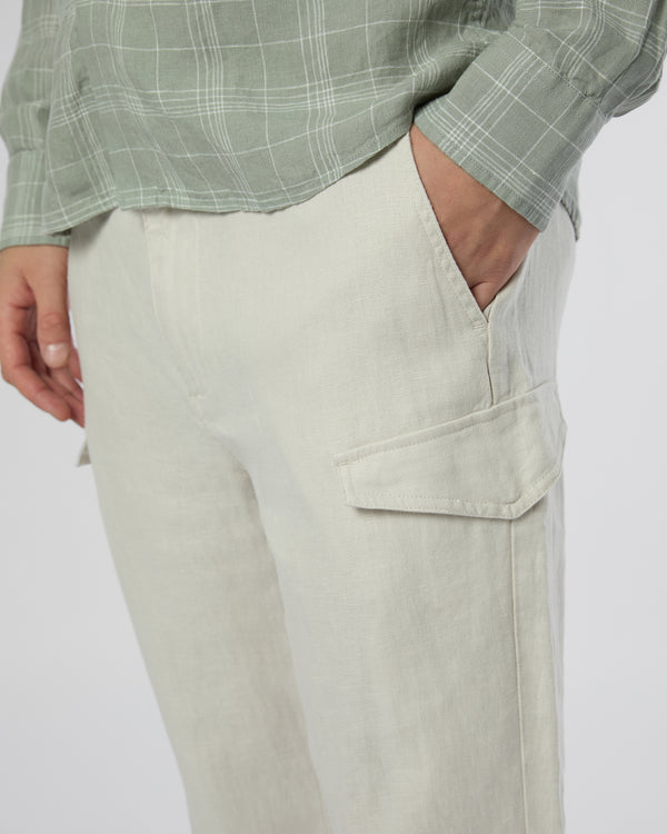 Onia Linen Cargo Jogger Stone