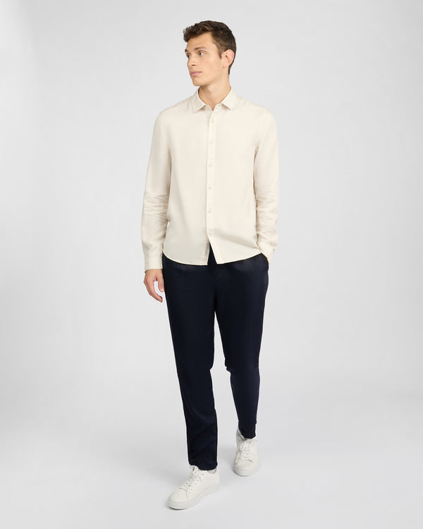 Onia Lyocell Long Sleeve Shirt Stone