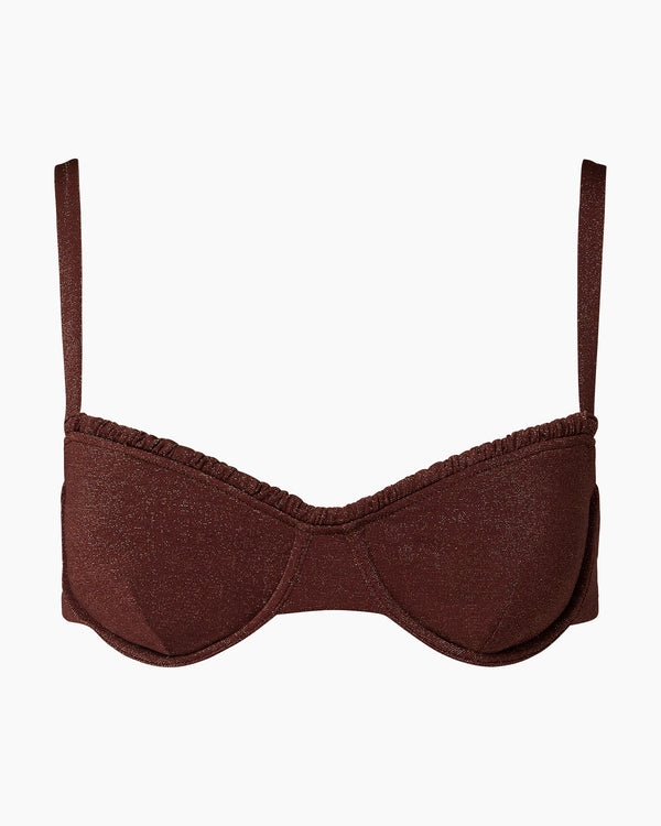 Onia Marilyn Bikini Top Rum