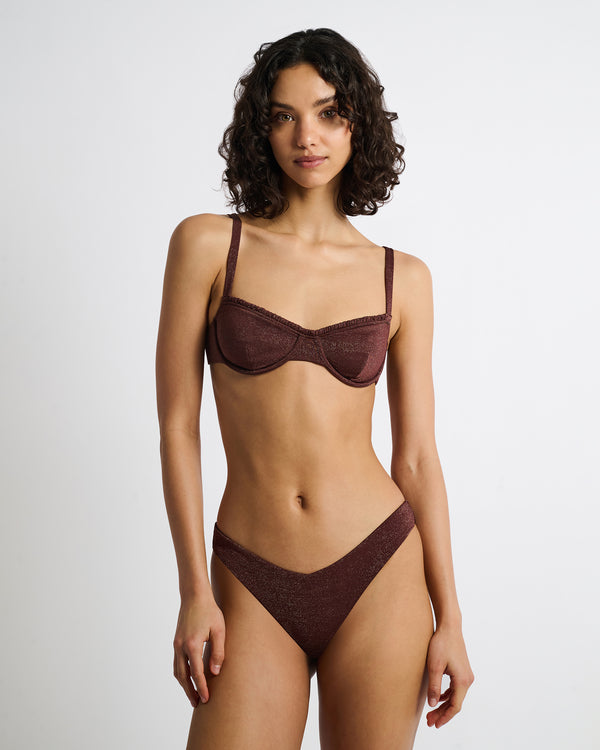 onia Marilyn Bikini Top Rum
