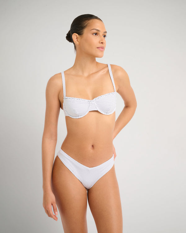 onia Marilyn Bikini Top White/Black