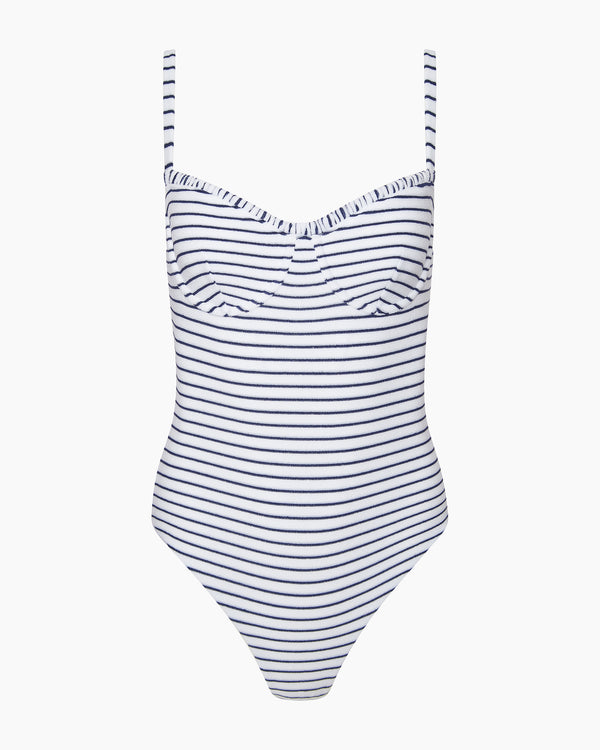 Onia Marilyn One Piece White/Deep Navy