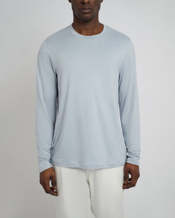 Onia Men's Long Sleeve Sun Tee Sky