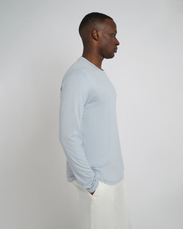 Onia Men's Long Sleeve Sun Tee Sky
