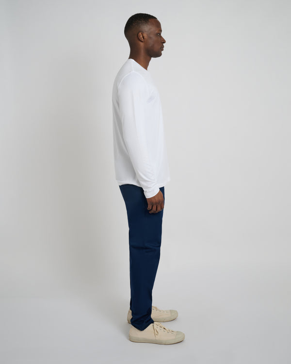 Onia Men's Long Sleeve Sun Tee White