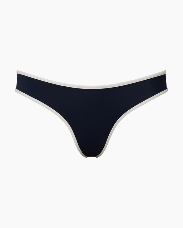 Onia Milly Bikini Bottom Deep Navy/White
