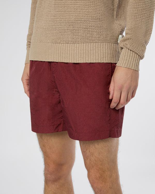 Onia Nylon Crinkle 5" Swim Trunk Brick